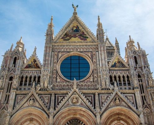 View of Siena's Cathedral from the square